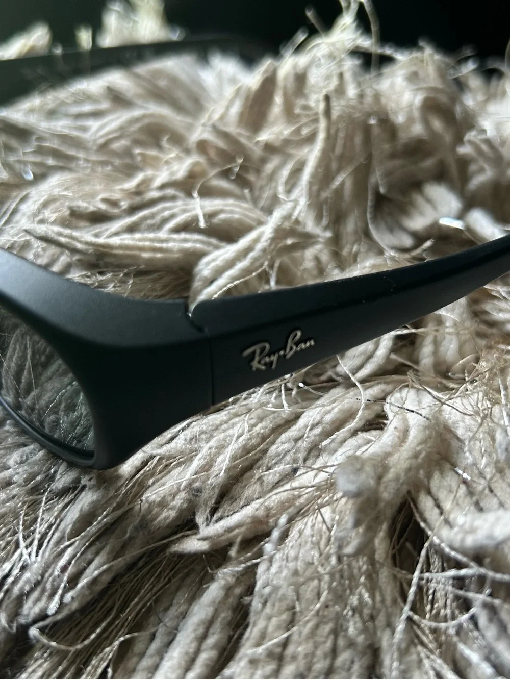 Ray-Ban Black Frame Green Lens Sunglasses